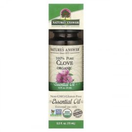 100% Pure Clove Essential Oil Nature's Answer 15 ml.