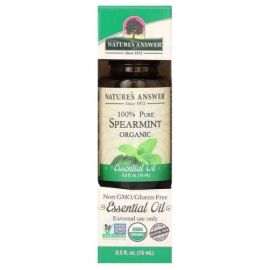 100% Pure Spearmint Essential Oil Nature's Answer 15 ml.