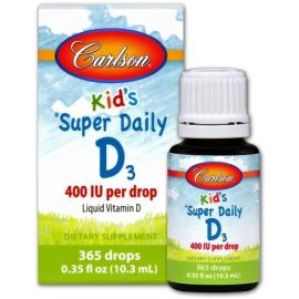 Kid's Super Daily D3 Carlson Labs 10 ml.