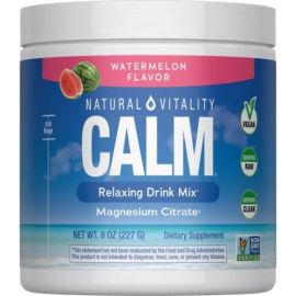 Calm Magnesium Powder Natural Vitality 226 - 227 grams Watermelon