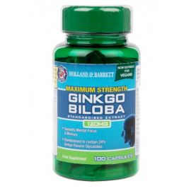 Maximum Strength Ginkgo Biloba Holland & Barrett 100 kapsułek