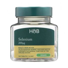 Selenium Holland & Barrett 200mcg - 120 tabletek