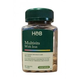 Multivits with Iron Holland & Barrett 60 tabletek