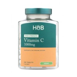 High Strength Vitamin C Holland & Barrett 1000mg - 120 tabletek