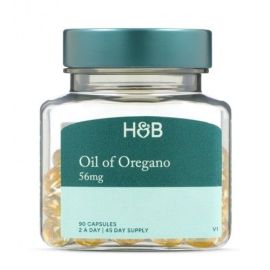 Oil of Oregano Holland & Barrett 56mg - 90 kapsułek (EAN 5059604701184)