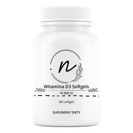 NaturePro Witamina D3 Softgels 10 000 IU 120 softgels
