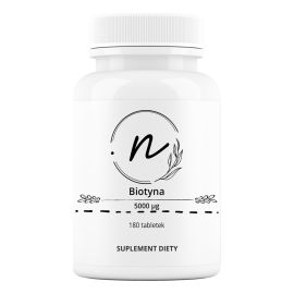 Biotyna 5000 mcg 180 tabletek | NaturePRO