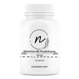 Witamina B6 Pirodyksyna 100 mg 100 tabletek | NaturePRO