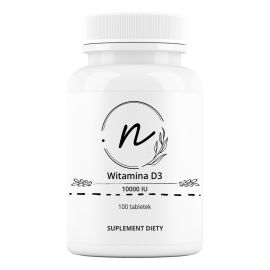 Witamina D3 10000 IU 100 tabletek | NaturePRO