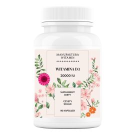 Witamina D3 20000 IU 90 kapsułek | Manufaktura Witamin