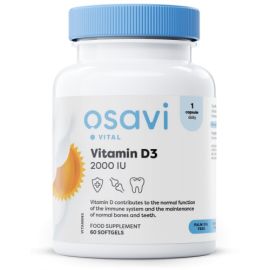 Witamina D3 Osavi - 60 softgels