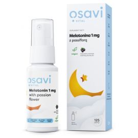 Melatonina z Passiflorą Spray Doustny Osavi 1mg (Czarna Porzeczka) - 25 ml.