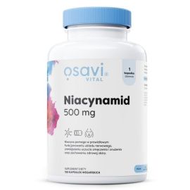 Niacynamid Osavi 500mg - 120 vegan kapsułek