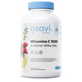 Witamina C1000 z Rutyną i Dziką Różą Osavi 180 vegan kapsułek