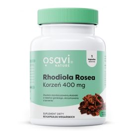 Rhodiola Rosea Korzeń Osavi 400mg - 60 vegan kapsułek