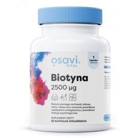 Biotyna Osavi 2500mcg - 60 vegan kapsułek