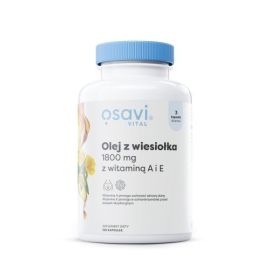 Olej z Wiesiołka z Witaminą A i E Osavi 1800mg - 120 softgels