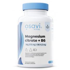 Cytrynian Magnezu + B6 Osavi - 90 wegetariańskich kapsułek