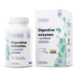 Enzymy trawienne + probiotyk Osavi - 120 vegan kapsułek