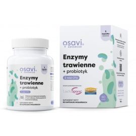 Enzymy trawienne + probiotyk Osavi Enzymy trawienne + probiotyk - 60 vegan kapsułek