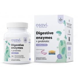 Enzymy trawienne + probiotyk Osavi - 60 vegan kapsułek