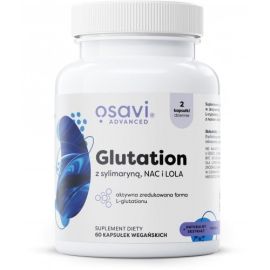 Glutation z Sylimaryną Osavi NAC i LOLA - 60 vegan kapsułek