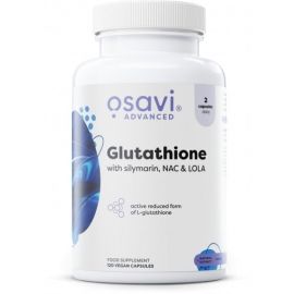 Glutation z Sylimaryną Osavi - 120 vegan kapsułek