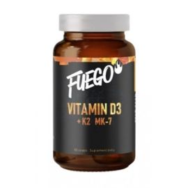 Vitamin D3+K2 MK-7 Fuego 90 wegetariańskich kapsułek