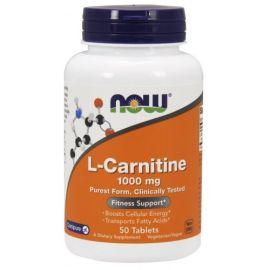 L-Carnitine NOW Foods 1000mg - 50 tabletek
