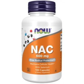 NAC with Selenium NOW Foods 600mg - 100 kapsułek