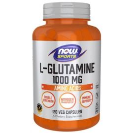 L-Glutamine NOW Foods 1000mg - 120 wegetariańskich kapsułek