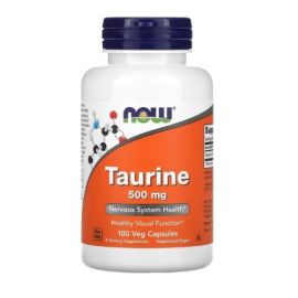 Taurine NOW Foods 500mg - 100 kapsułek