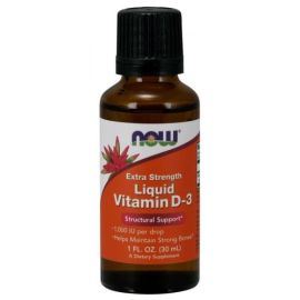 Vitamin D-3 Liquid NOW Foods 1000 IU (Extra Strength) - 30 ml.