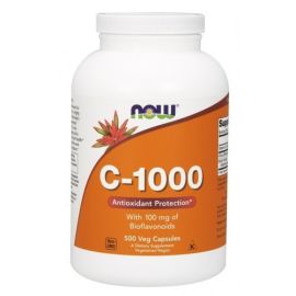 Vitamin C-1000 with 100mg Bioflavonoids NOW Foods 500 wegetariańskich kapsułek