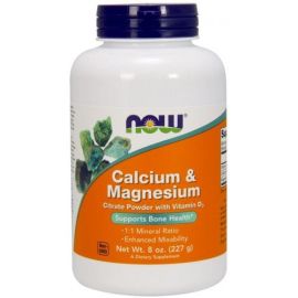 Calcium & Magnesium NOW Foods 227 grams