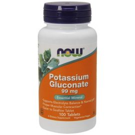 Potassium Gluconate NOW Foods 99mg - 100 tabletek