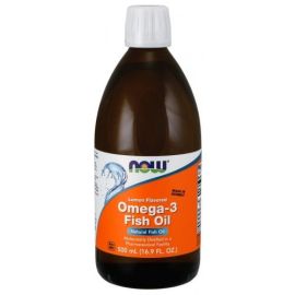 Omega-3 Fish Oil Liquid NOW Foods 500 ml. Lemon