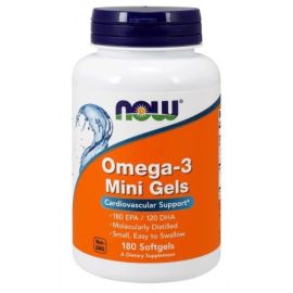 Omega-3 Mini Gels NOW Foods 180 softgels