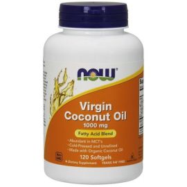 Virgin Coconut Oil NOW Foods 120 softgels