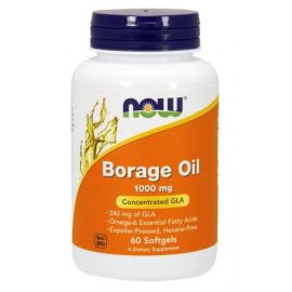 Borage Oil NOW Foods 1000mg - 60 softgels