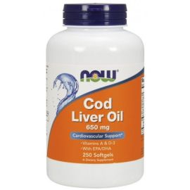 Cod Liver Oil NOW Foods 650mg - 250 softgels