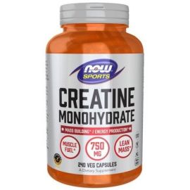 Creatine Monohydrate NOW Foods 240 wegetariańskich kapsułek