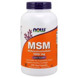 MSM Methylsulphonylmethane NOW Foods 1000mg - 240 wegetariańskich kapsułek