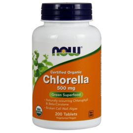 Chlorella NOW Foods 500mg - 200 tabletek