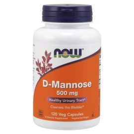 D-Mannose NOW Foods 500mg - 120 wegetariańskich kapsułek