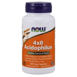 Acidophilus 4X6 NOW Foods 120 wegetariańskich kapsułek