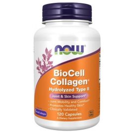 BioCell Collagen Hydrolyzed Type II NOW Foods 120 kapsułek