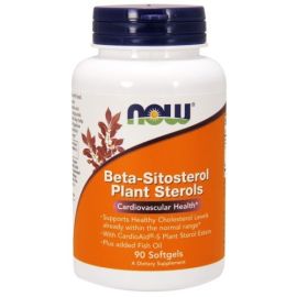 Beta-Sitosterol Plant Sterols NOW Foods 90 softgels