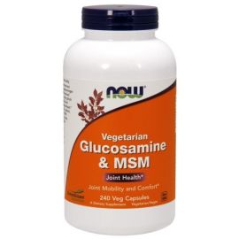 Glucosamine & MSM Vegetarian NOW Foods 240 wegetariańskich kapsułek