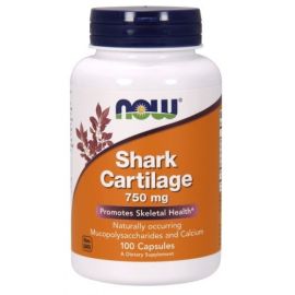 Shark Cartilage NOW Foods 750mg - 100 kapsułek